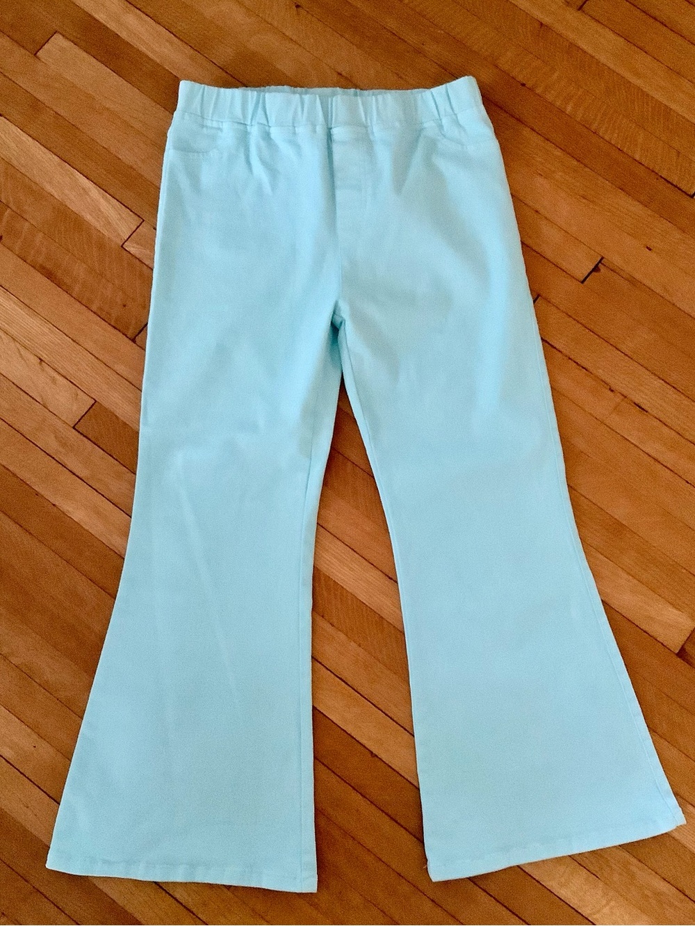 Bluheaven  Aqua Flare Pants — Soft Elastic Waist